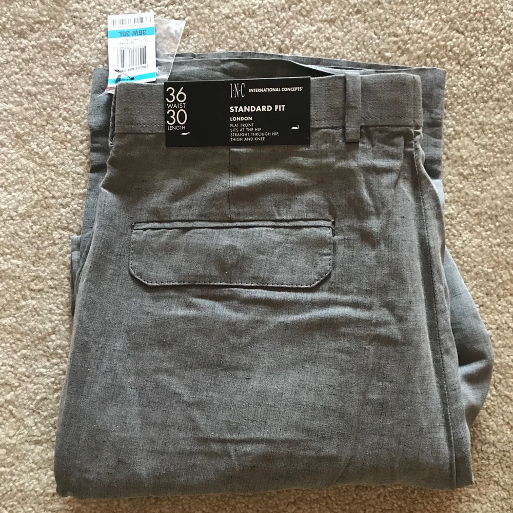 NWT - INC standard fit “London” mens’ dress pants